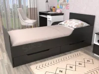 Ágykeret 90x200 BL betét 2db ágyneműtartó+ leesésgátlóval 2